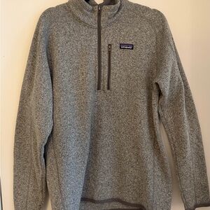 Patagonia Gray Men's 1/4 Zip Sweater